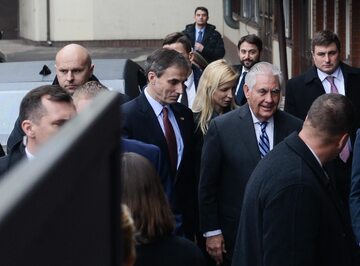 Zakończyło się spotkanie Jarosława Kaczyńskiego z Rexem Tillersonem