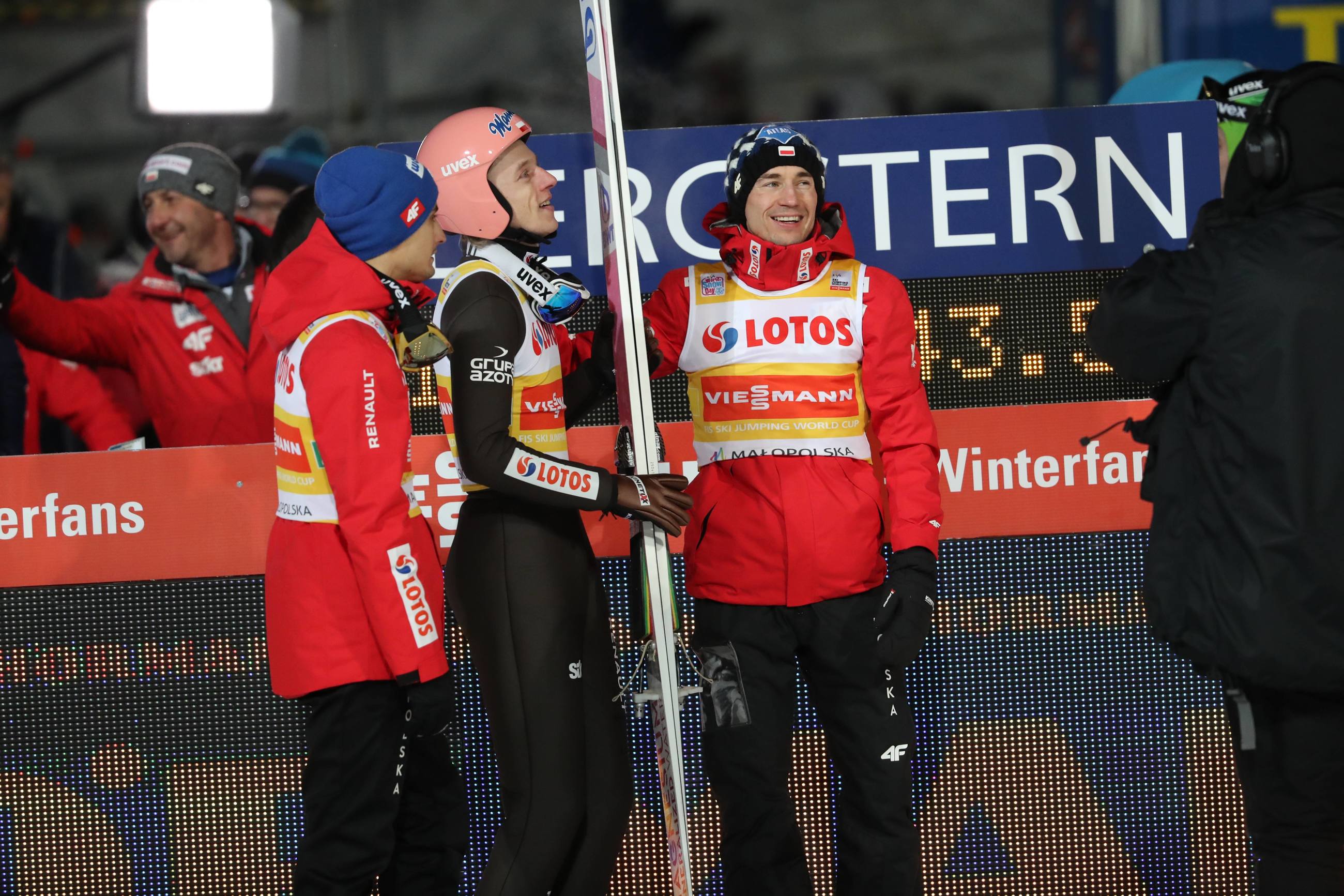 Zakopane: Polacy na podium w konkursie drużynowym