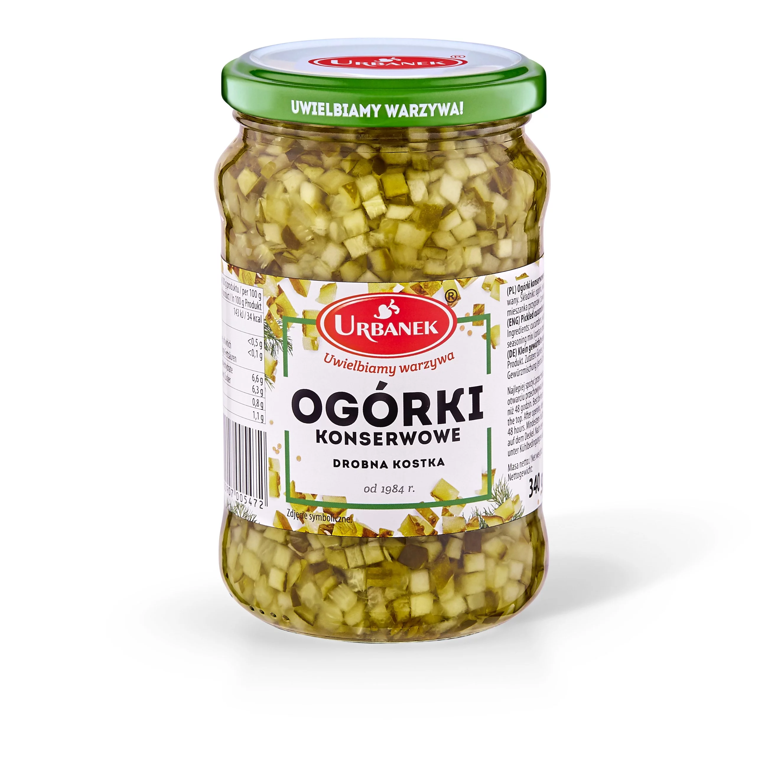 Ogórki konserwowe firmy Bracia Urbanek