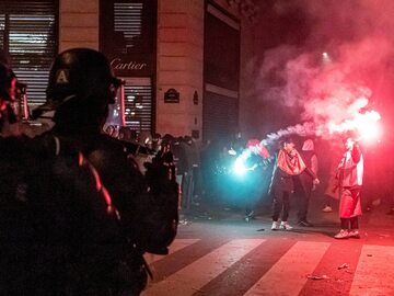 Zamieszki na ulicach Paryża