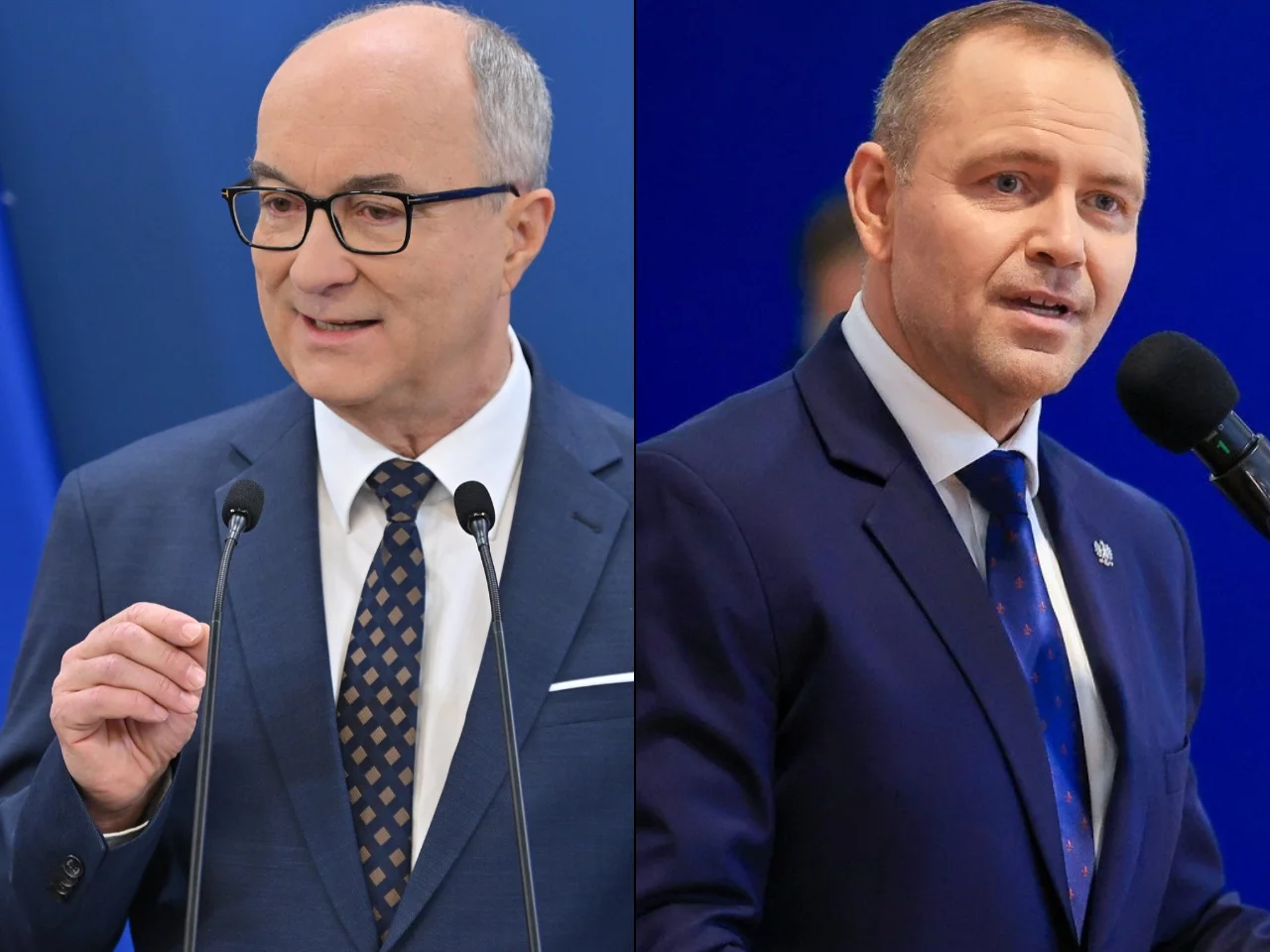 Włodzimierz Czarzasty i Karol Nawrocki
