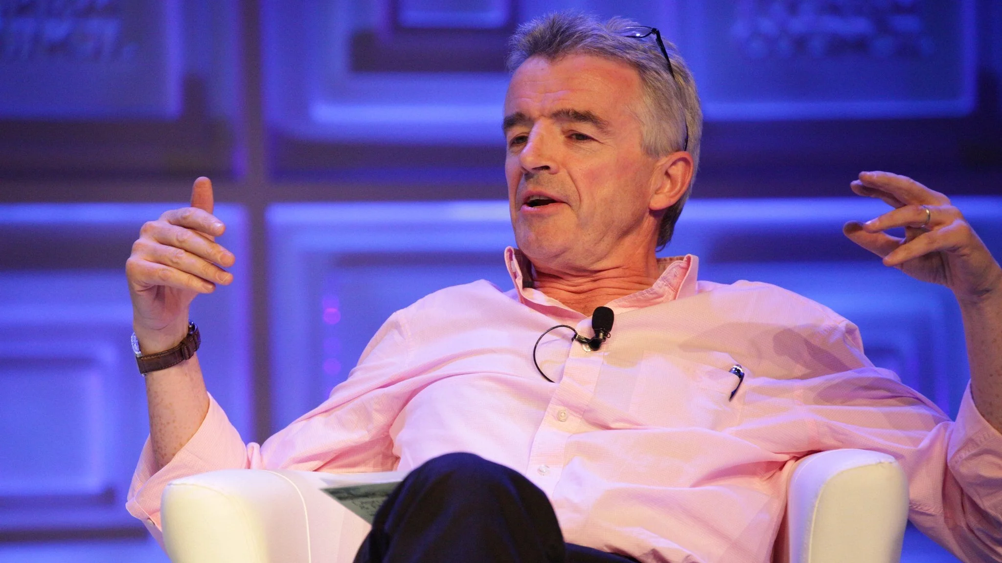 Michael O'Leary, prezes linii lotniczych Ryanair