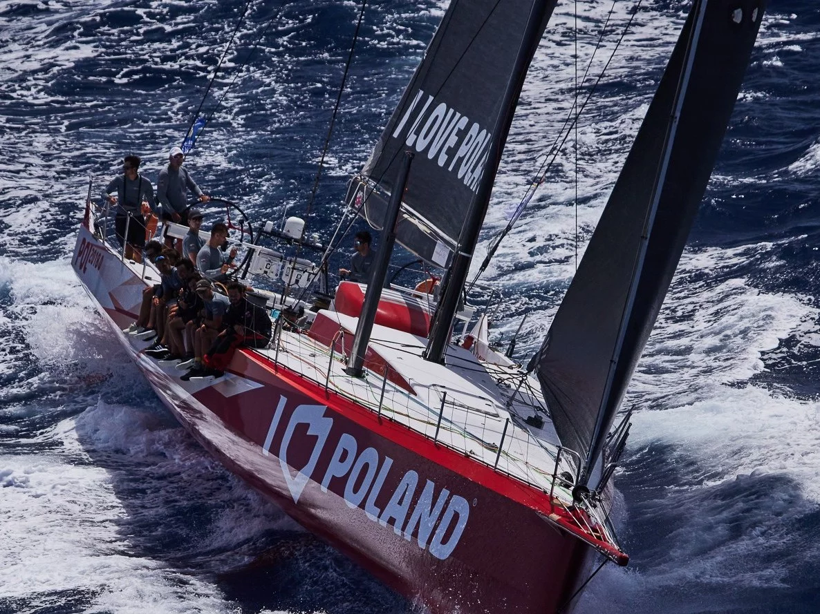 Jacht I Love Poland, którego właścicielem była Polska Fundacja Narodowa