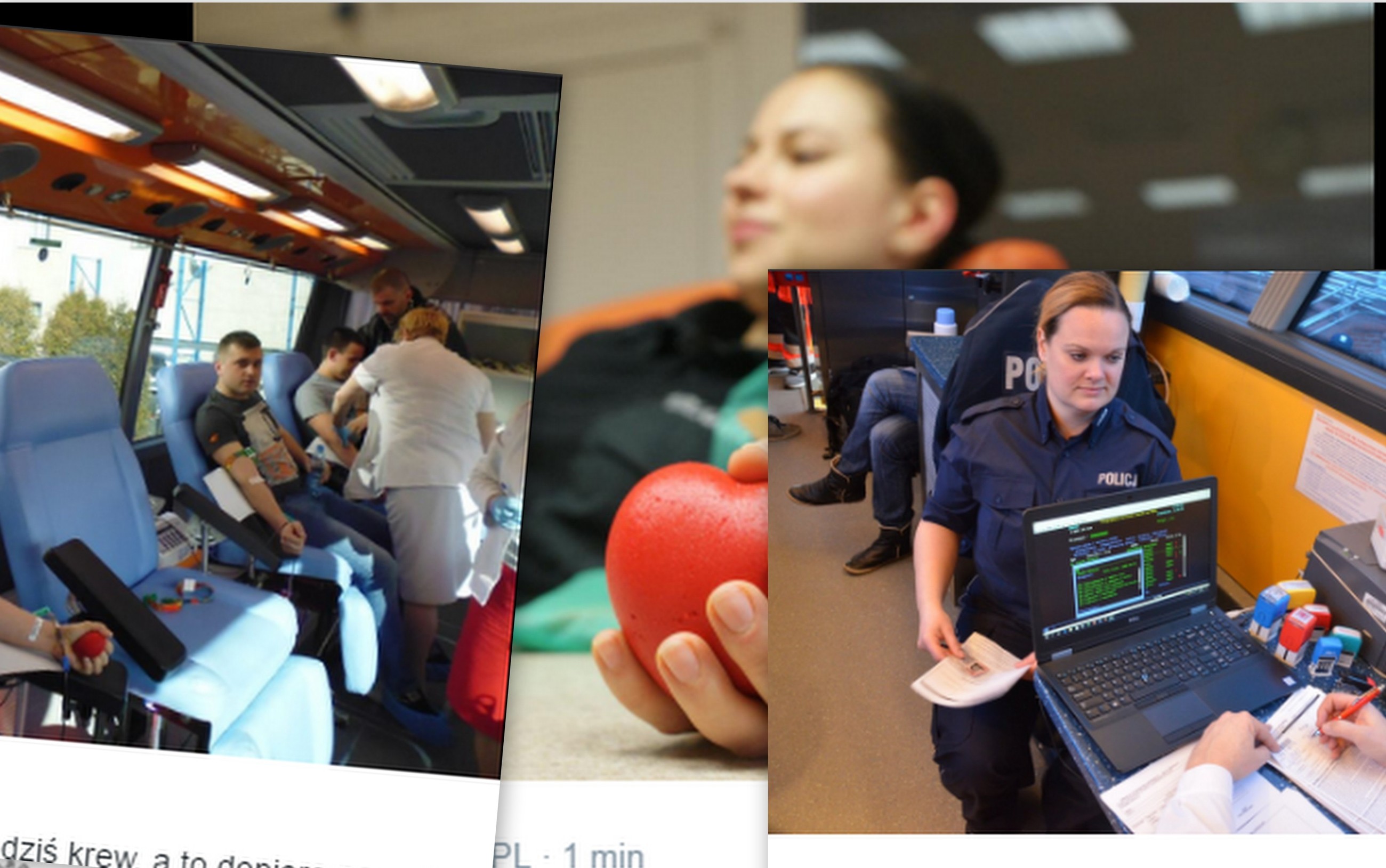 Funkcjonariusze w całym kraju oddawali dziś krew, a to dopiero początek akcji "SpoKREWnieni Służbą"