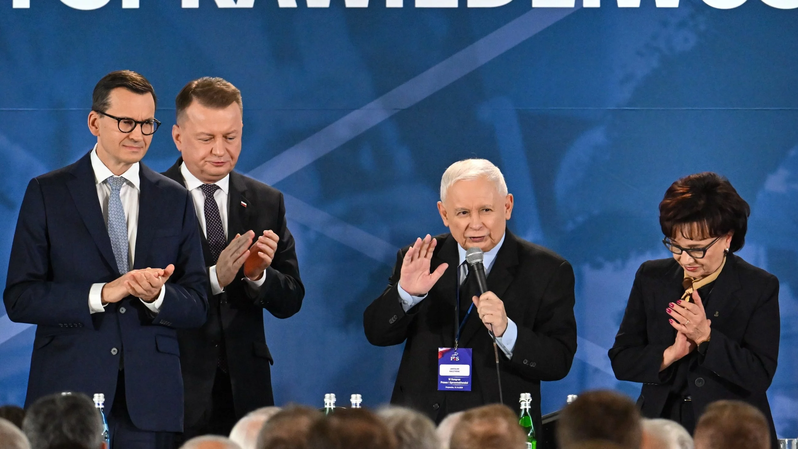 Prezes PiS Jarosław Kaczyński, Mateusz Morawiecki, Mariusz Błaszczak, PiS Elżbieta Witek
