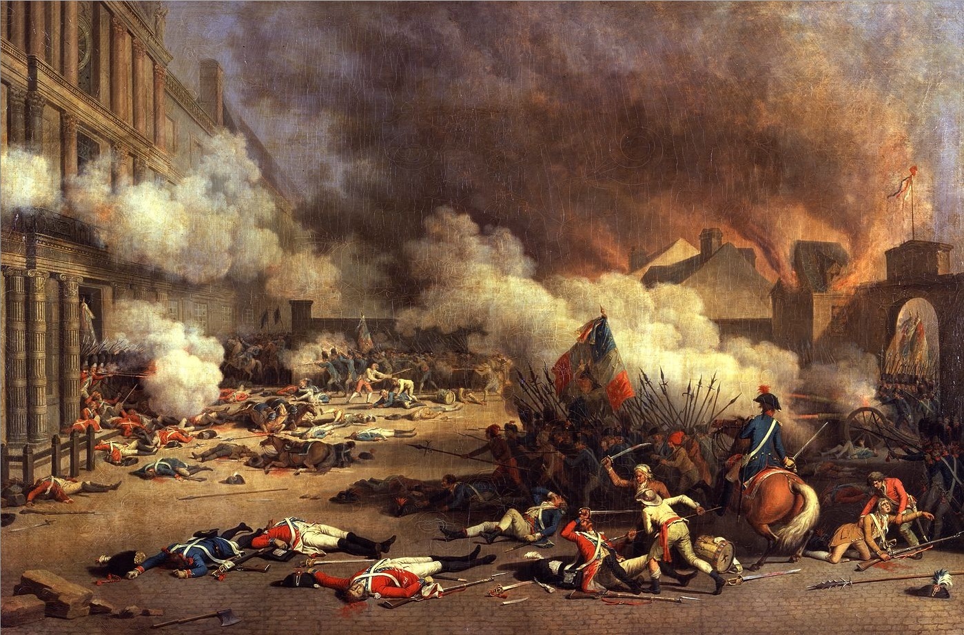 Szturm sankiulotów na pałac Tuileries – 10 sierpnia 1792 roku