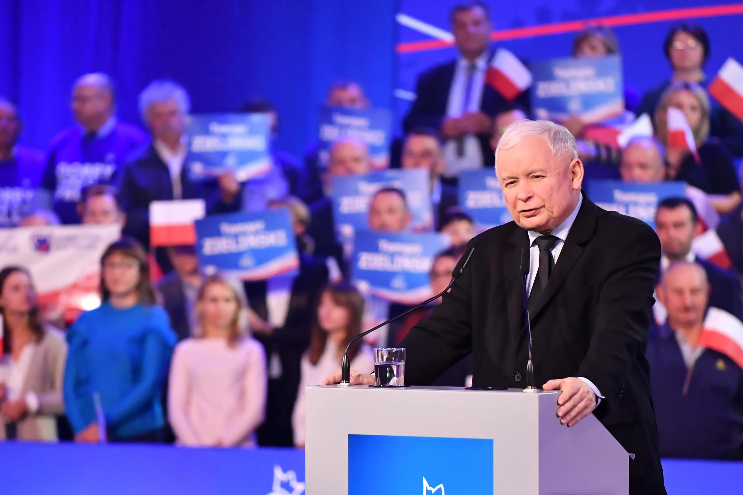 Prezes PiS Jarosław Kaczyński