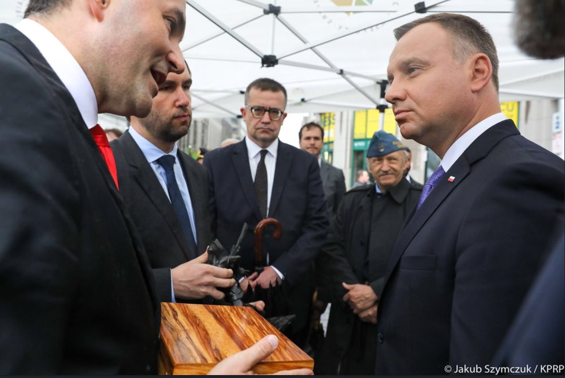 Andrzej Duda i Steven Fulop