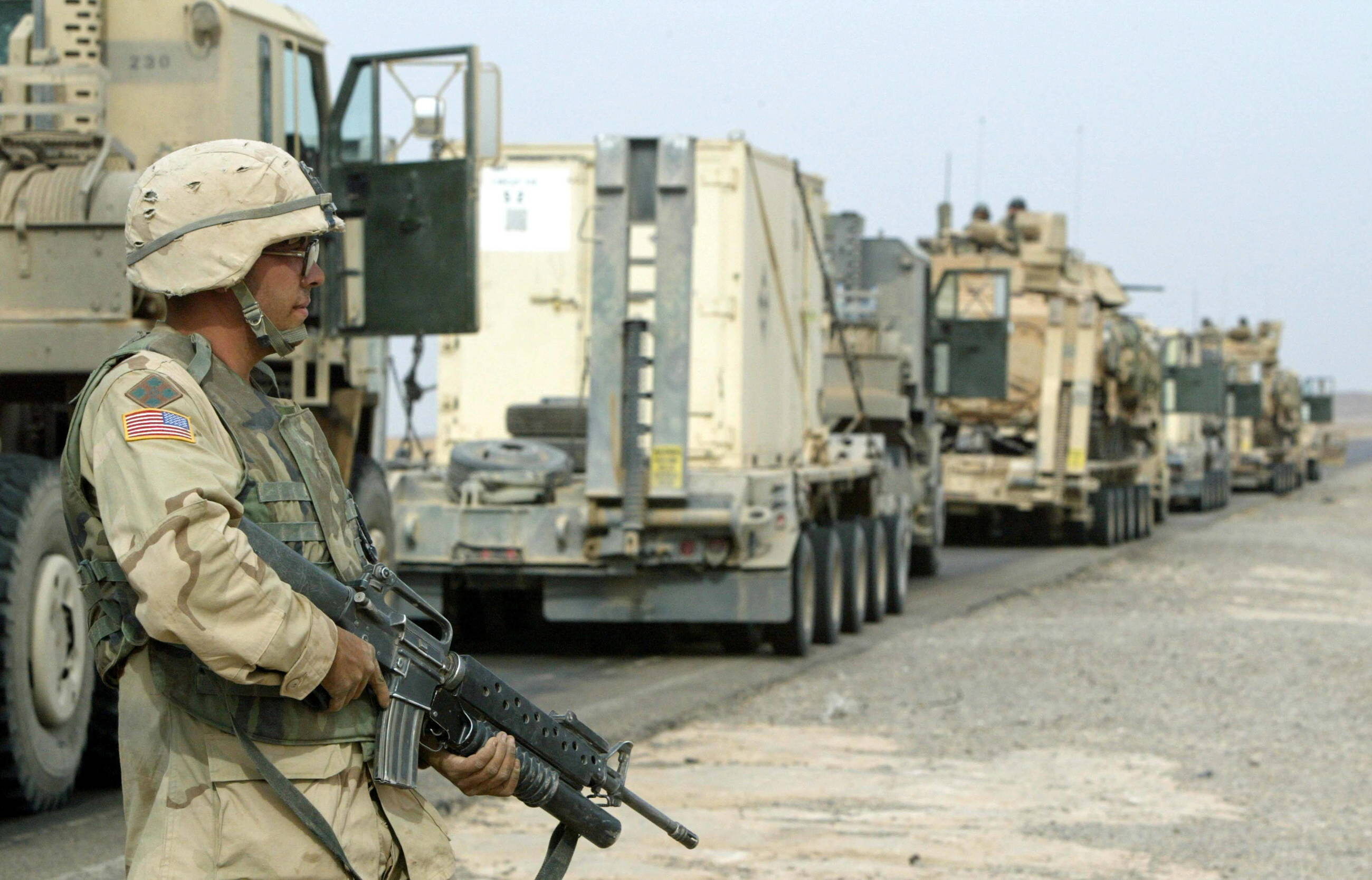 Американские военные в ираке. Вторжение Ирака в Кувейт в 1990.