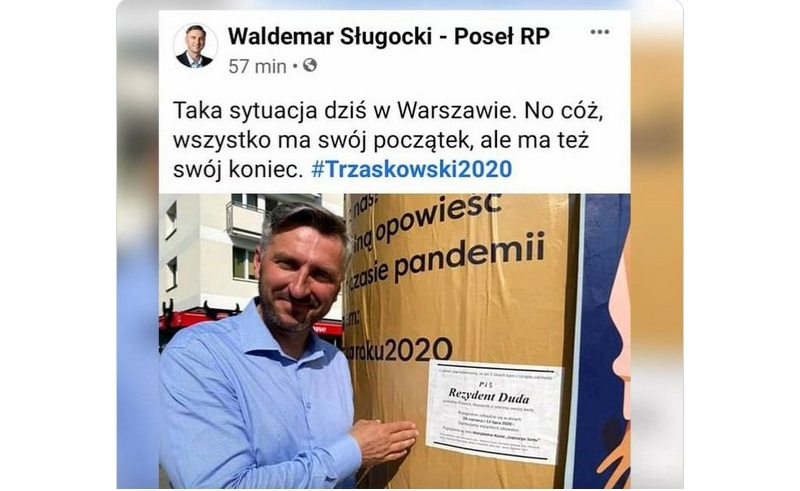 Wpis posła Sługockiego