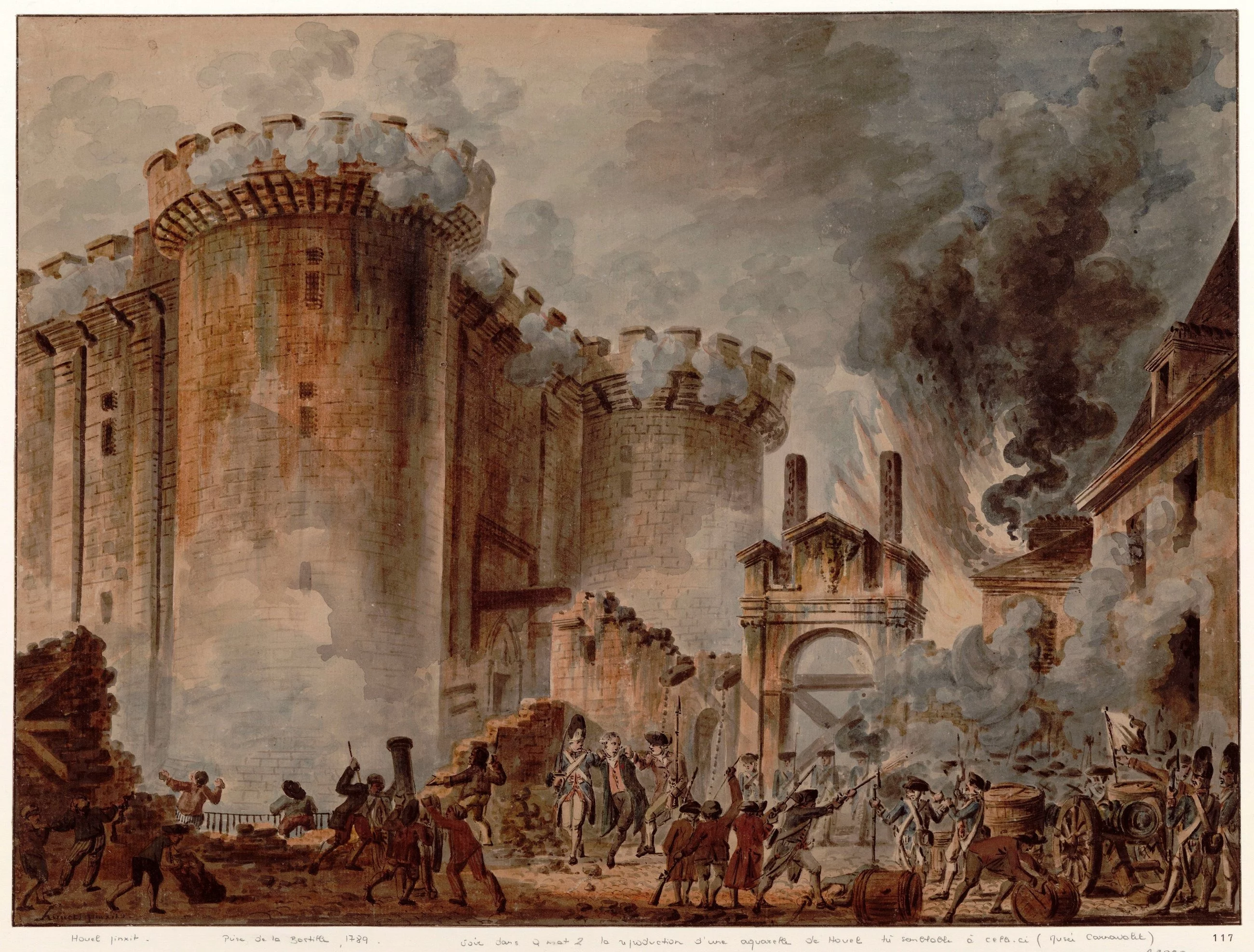 Zdobycie Bastylii, 14 lipca 1789