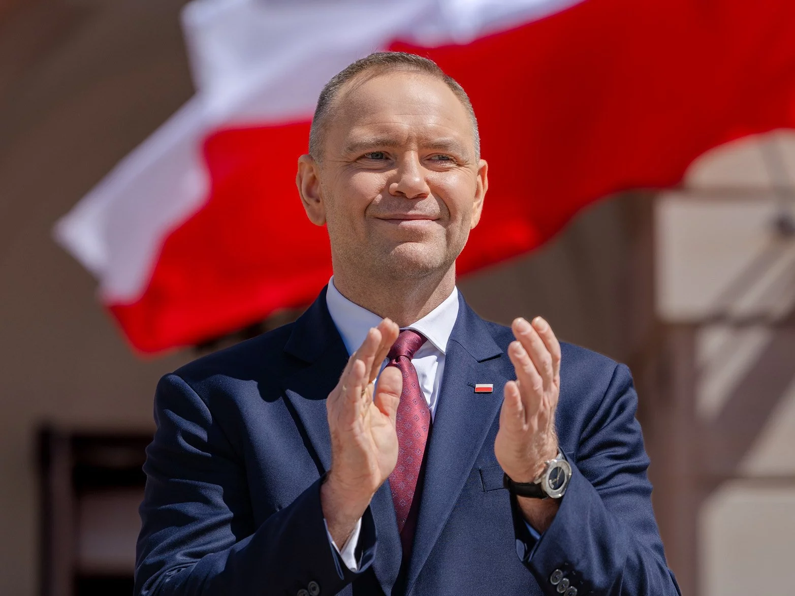 "Zdystansował się od PiS". Minister o Nawrockim