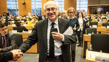 Zdzisław Krasnodębski po wyborze na wiceprzewodniczącego Parlamentu Europejskiego