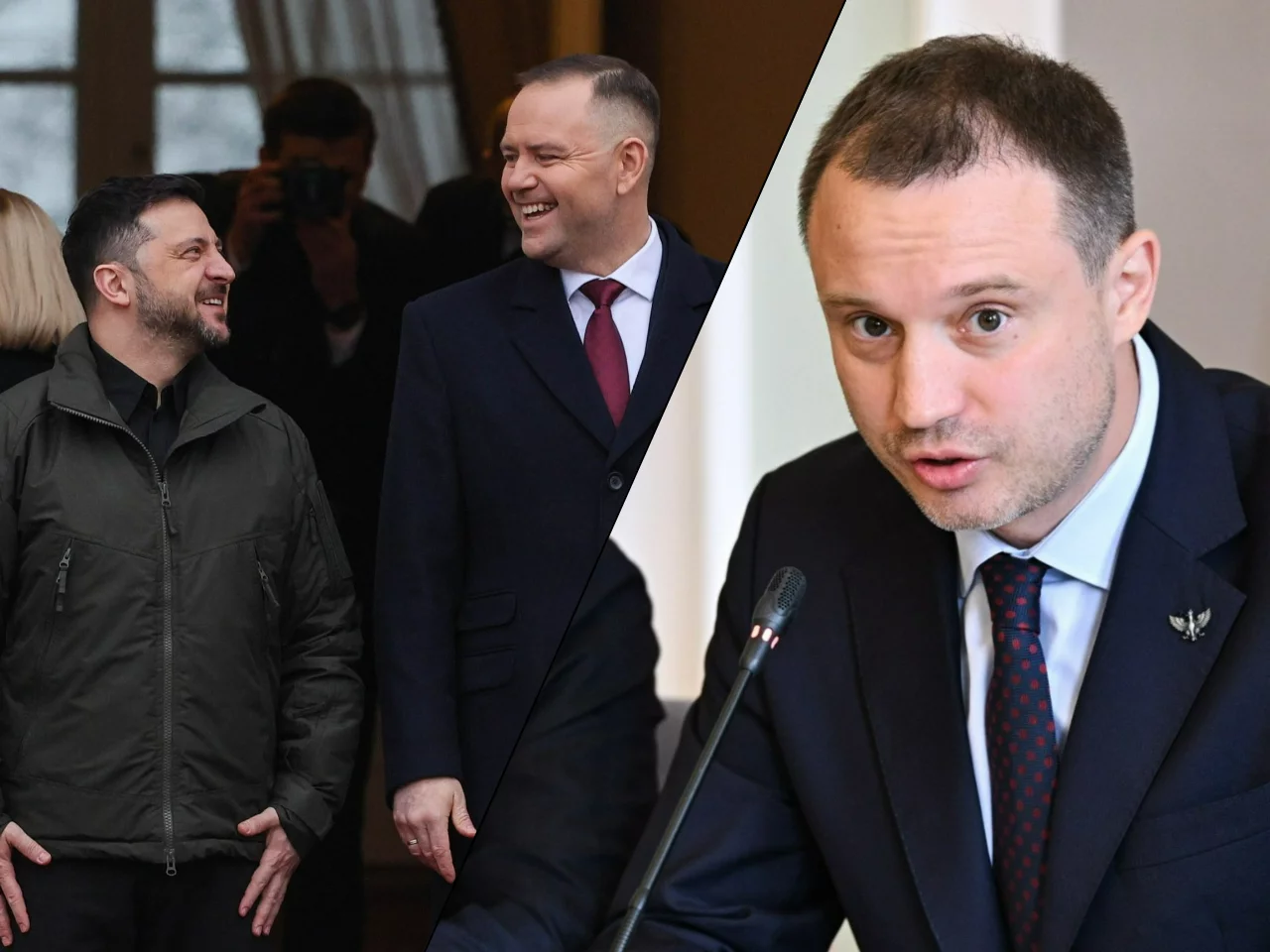 Nawrocki chce odebrania Zełenskiemu Orderu Orła Białego