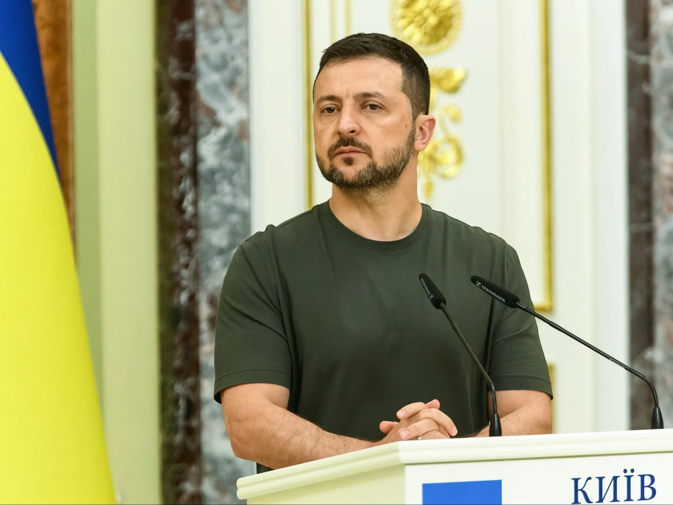 Prezydent Ukrainy Wołodymyr Zełenski