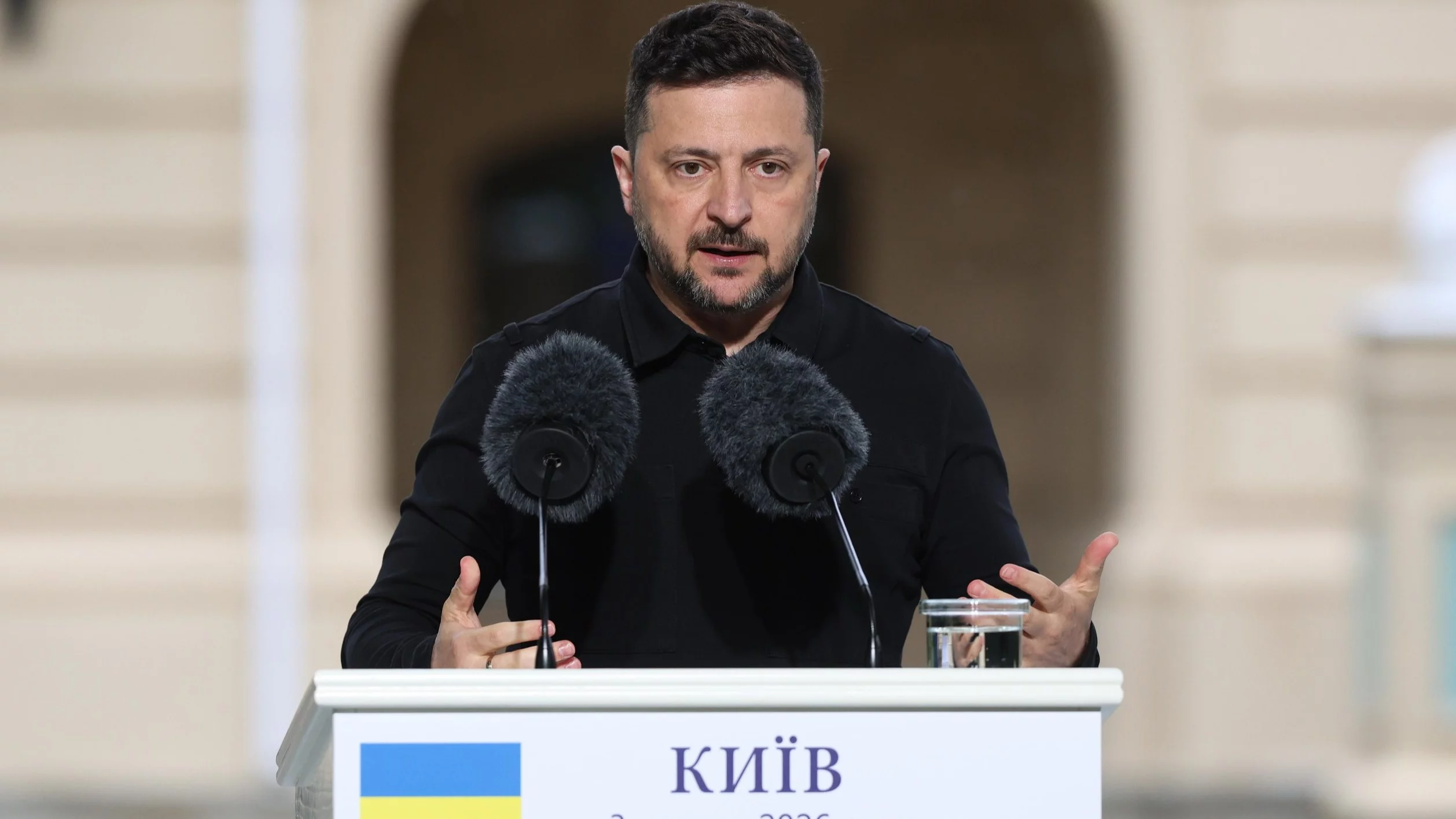 Prezydent Ukrainy Wołodymyr Zełenski