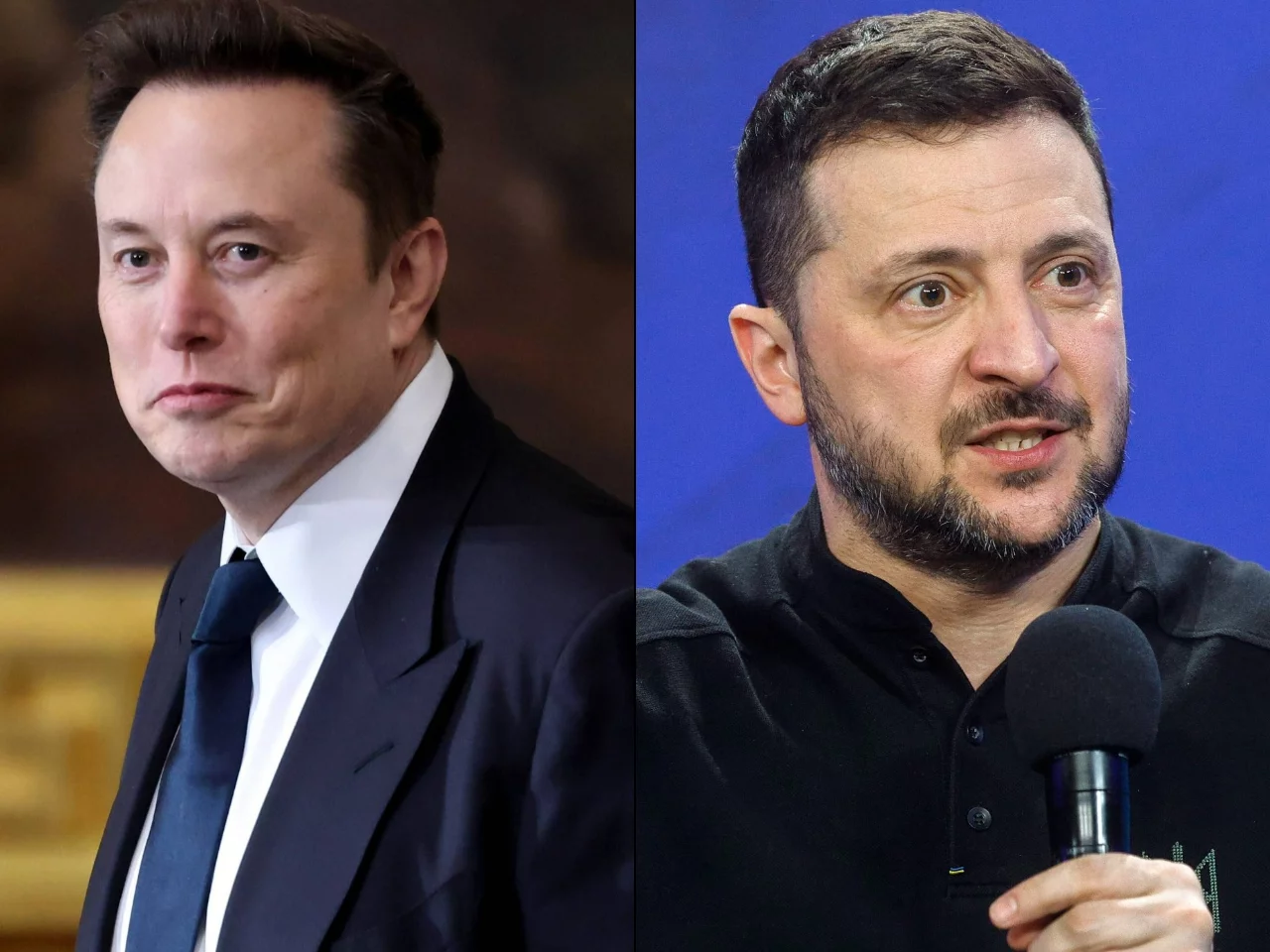 Elon Musk / Wołodymyr Zełenski