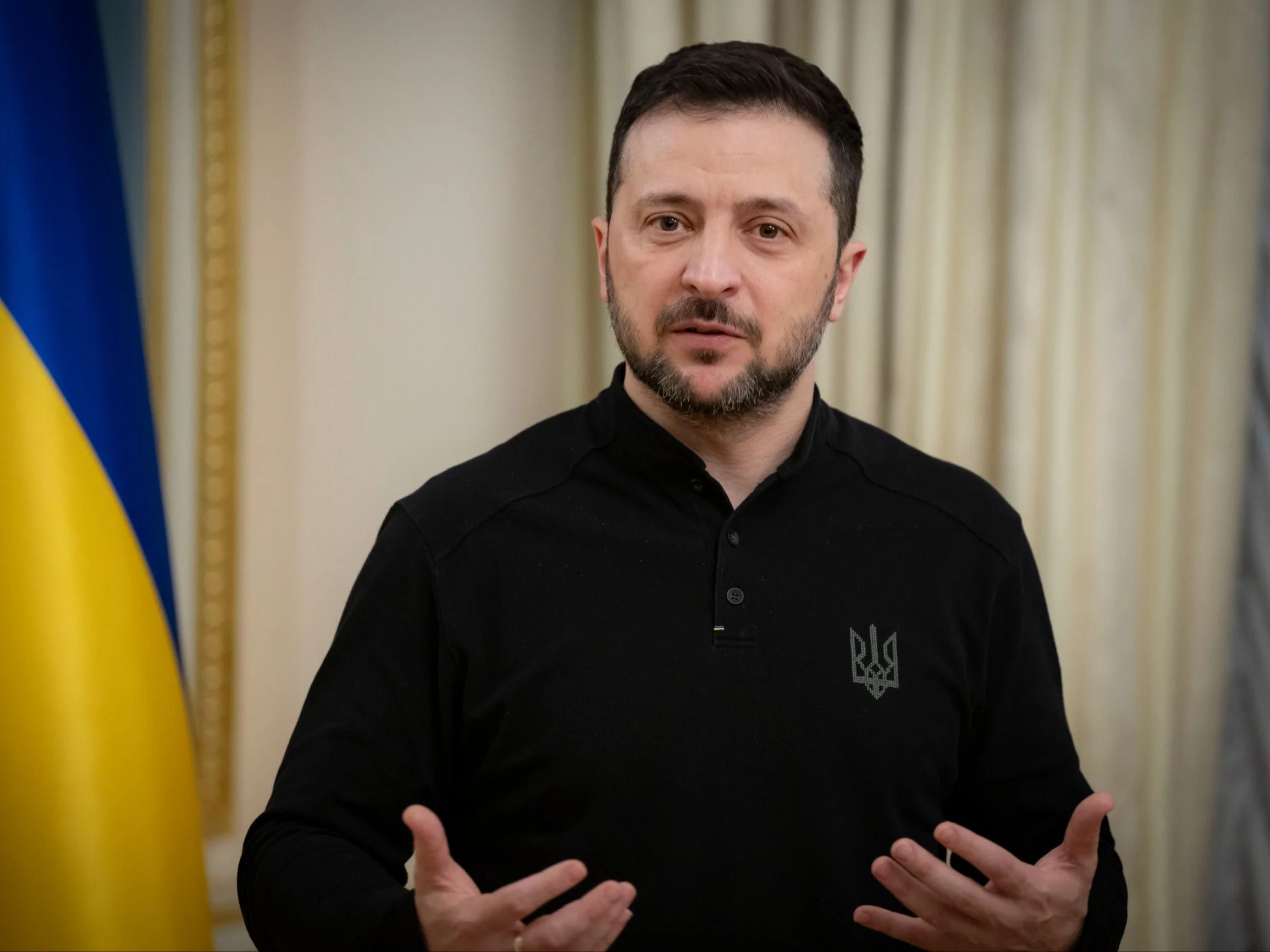 Wołodymyr Zełenski, prezydent Ukrainy