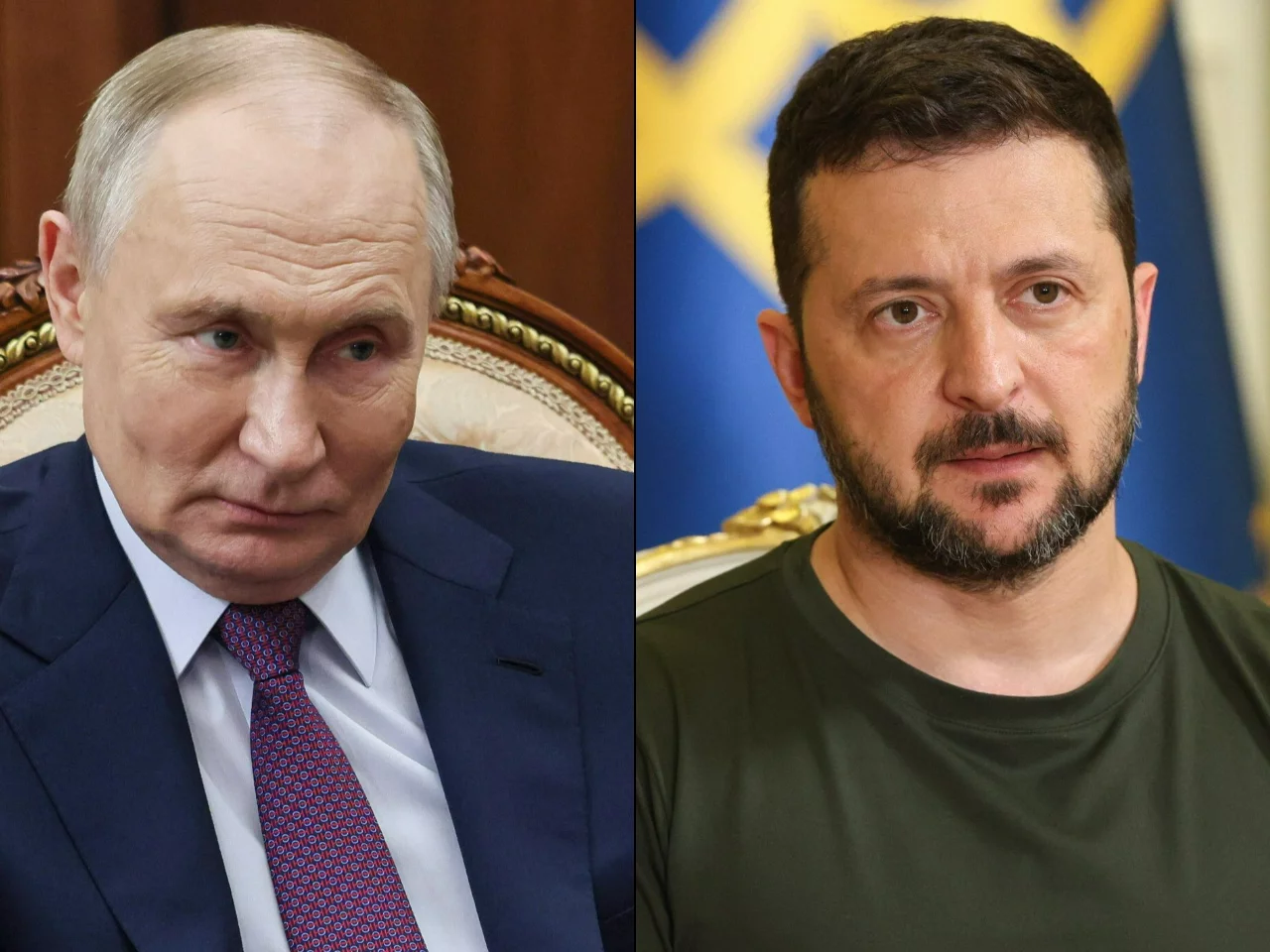 Władimir Putin, Wołodymyr Zełenski