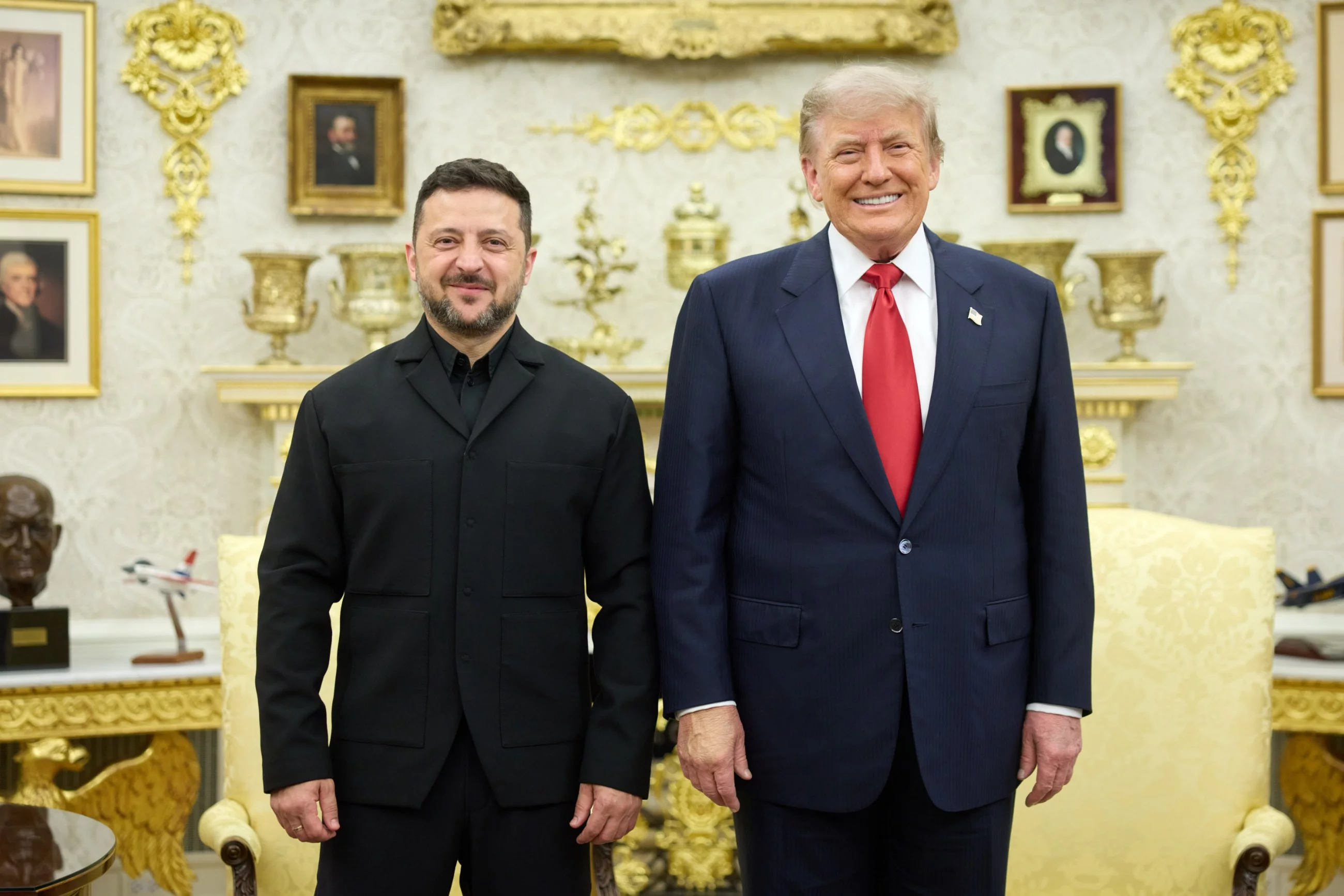Wołodymyr Zełenski i Donald Trump