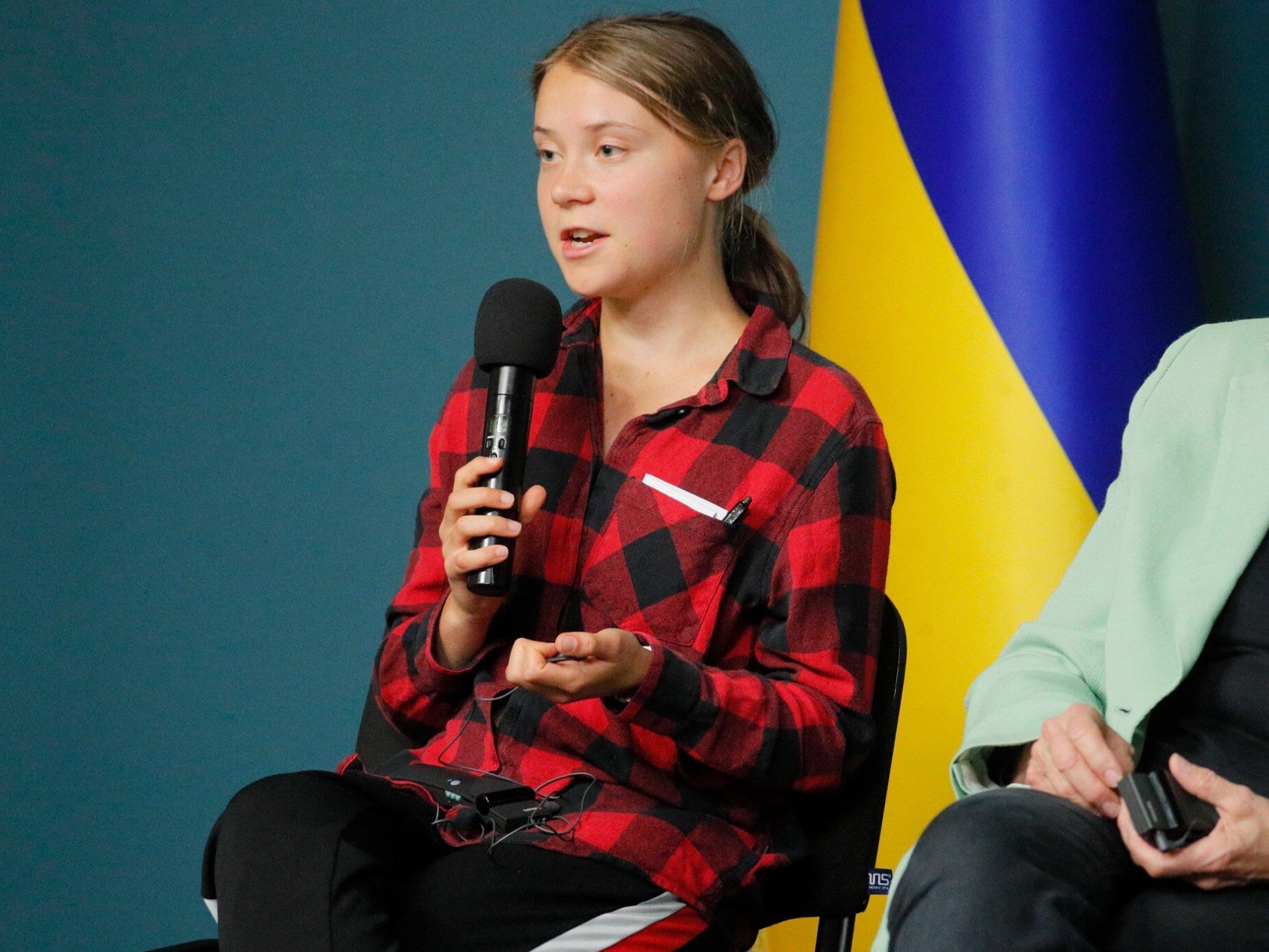 "Aktywistka klimatyczna" Greta Thunberg w Kijowie