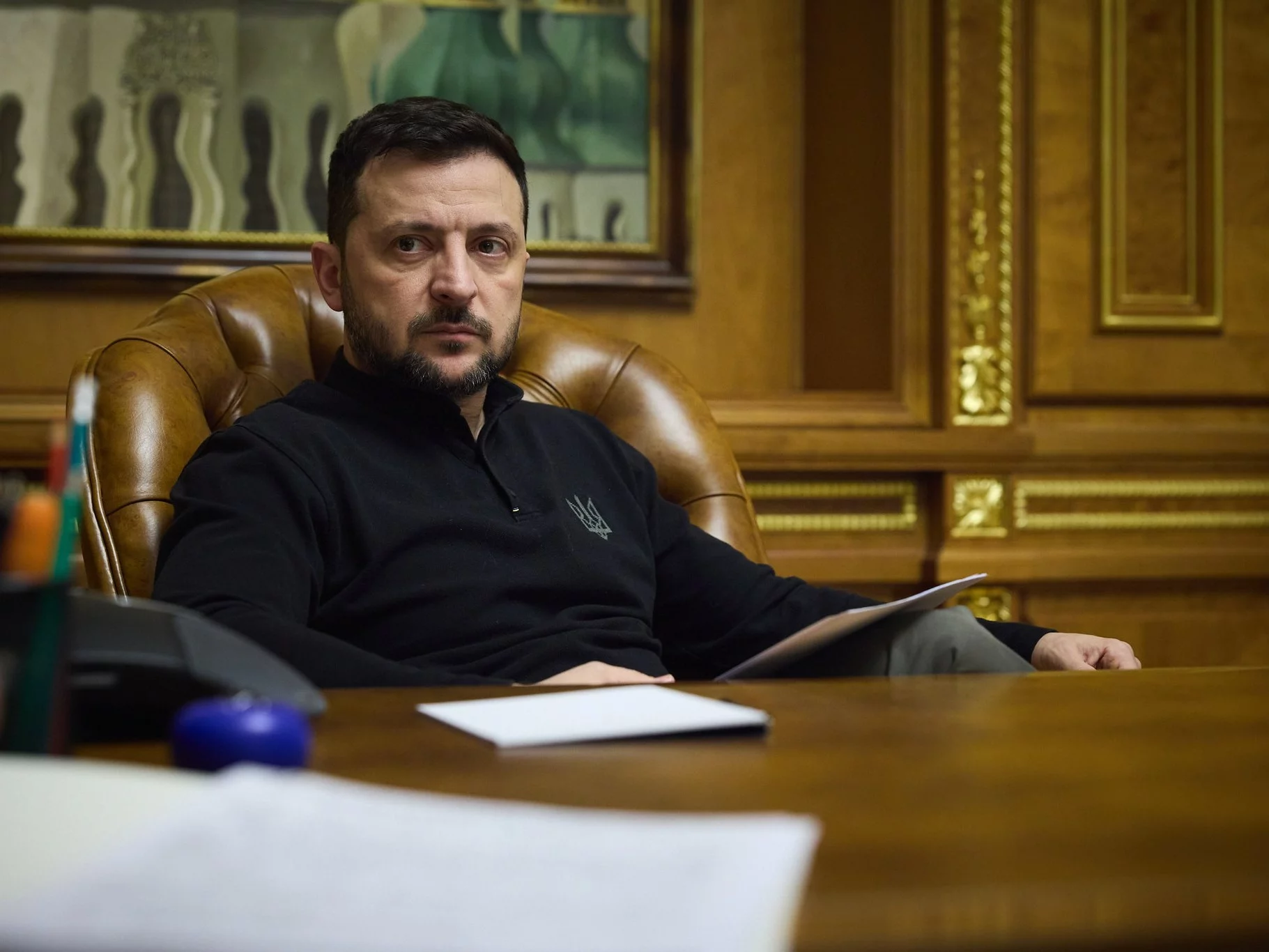 Wołodymyr Zełenski, prezydent Ukrainy