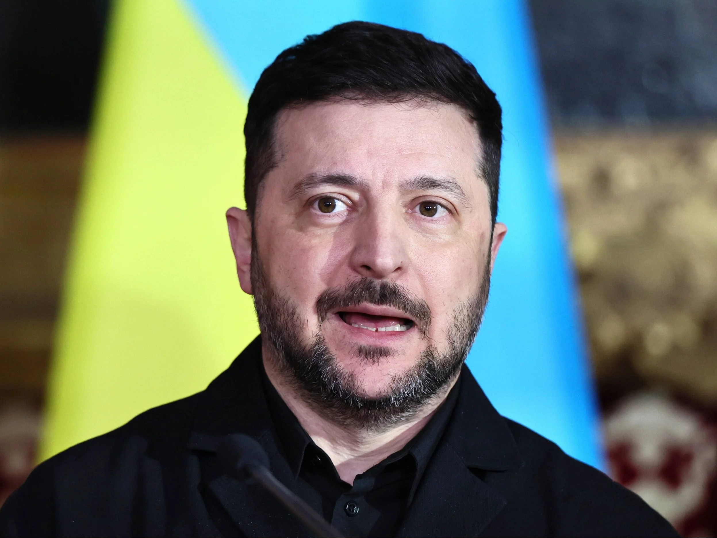 Prezydent Ukrainy Wołodymyr Zełenski