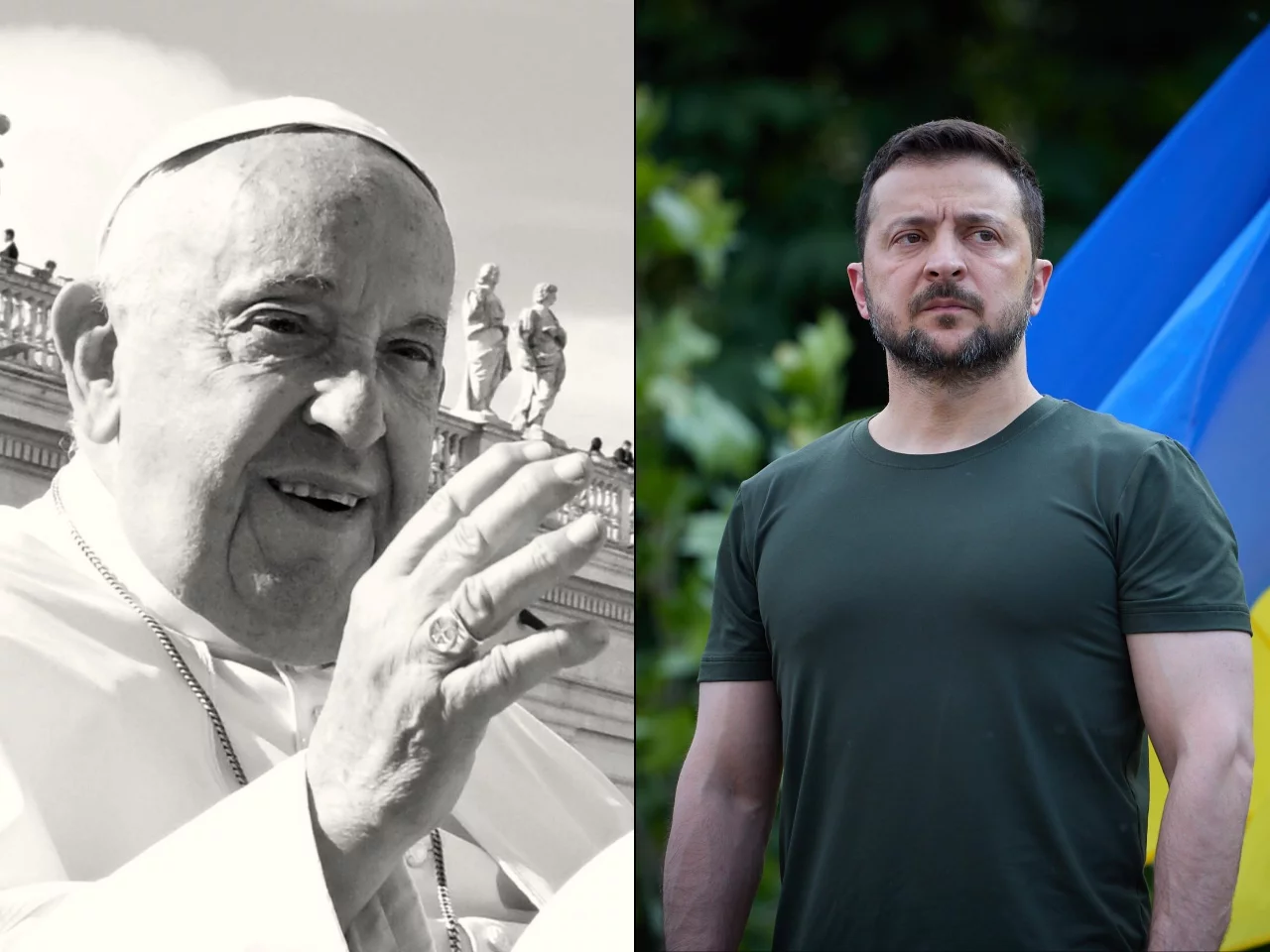 Wołodymyr Zełenski wspomina papieża Franciszka