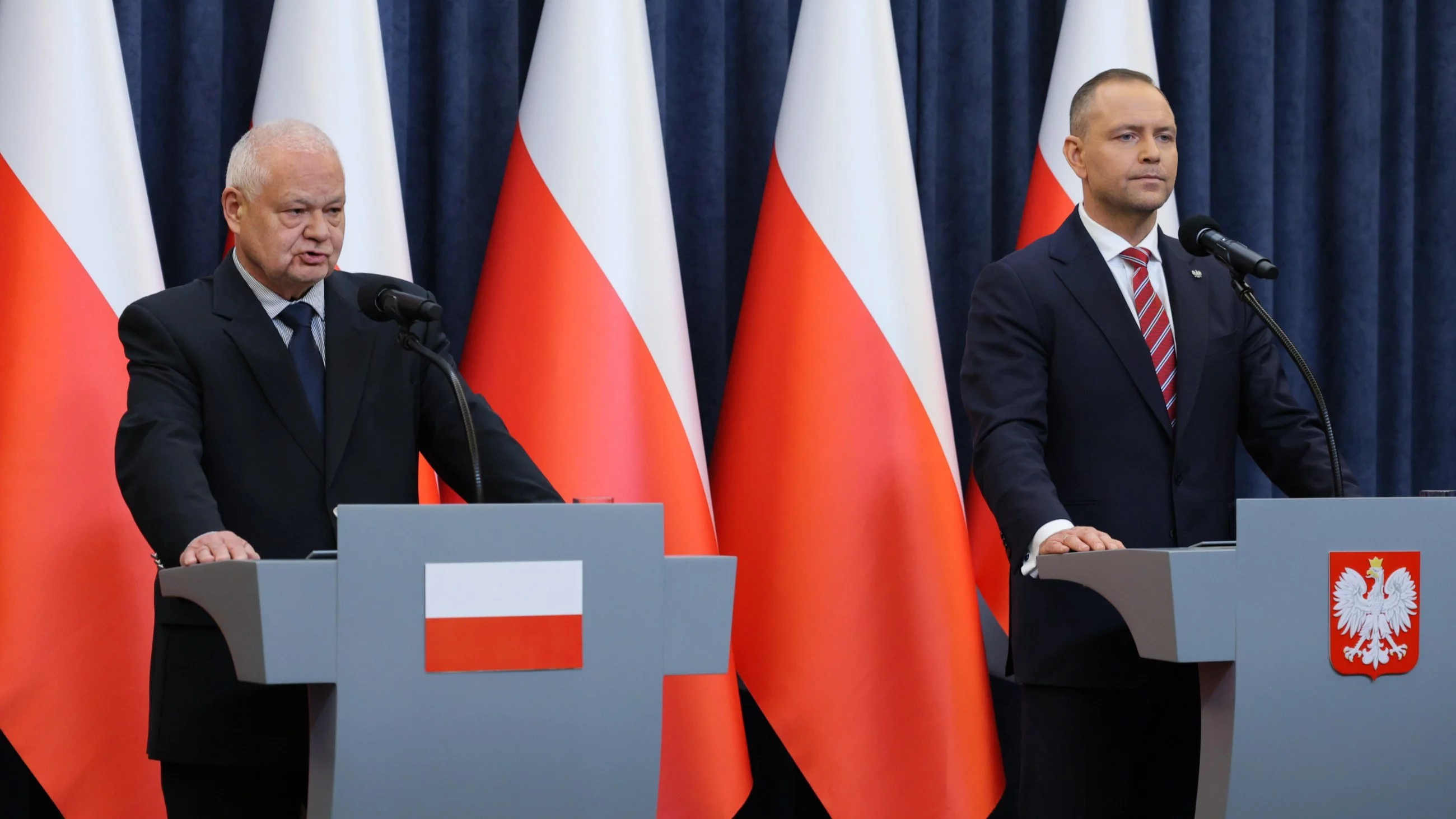 Prezydent RP Karol Nawrocki i prezes Narodowego Banku Polskiego Adam Glapiński