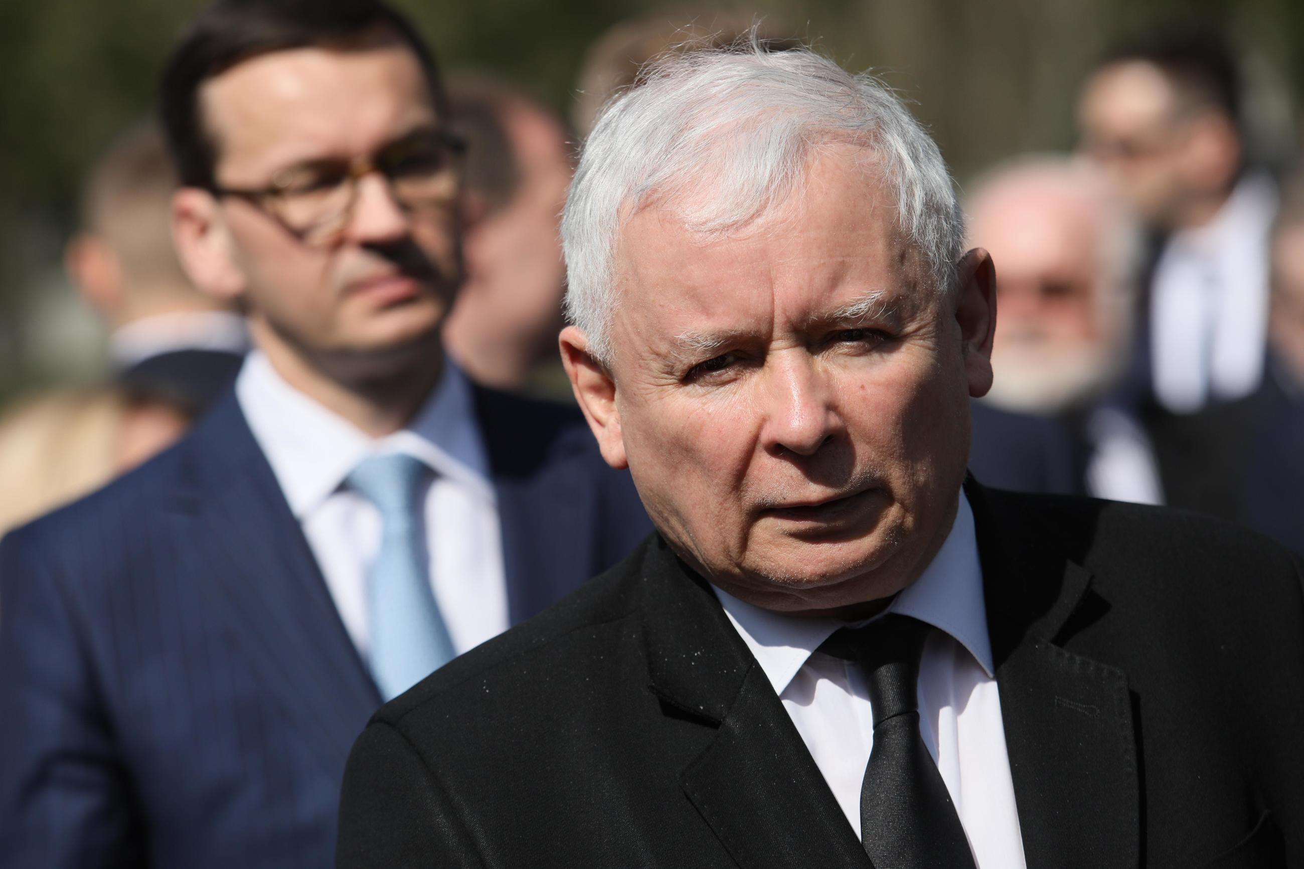 Jarosław Kaczyński i Mateusz Morawiecki