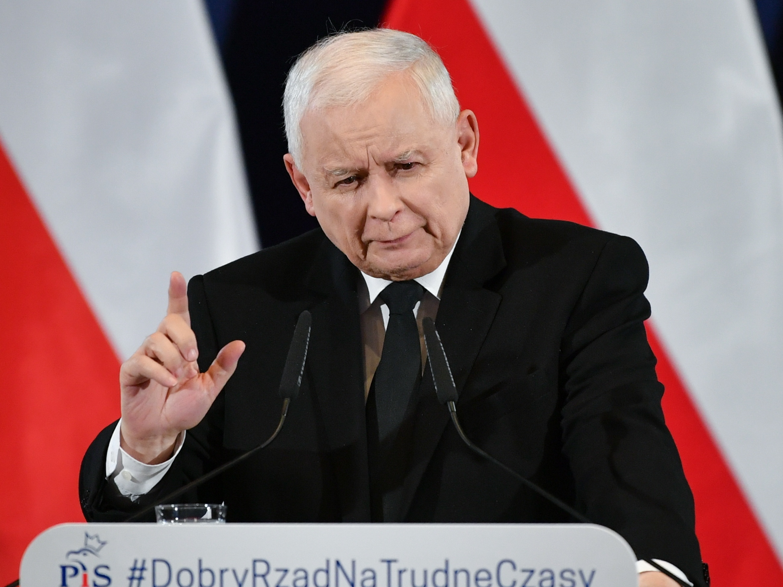 Prezes PiS Jarosław Kaczyński