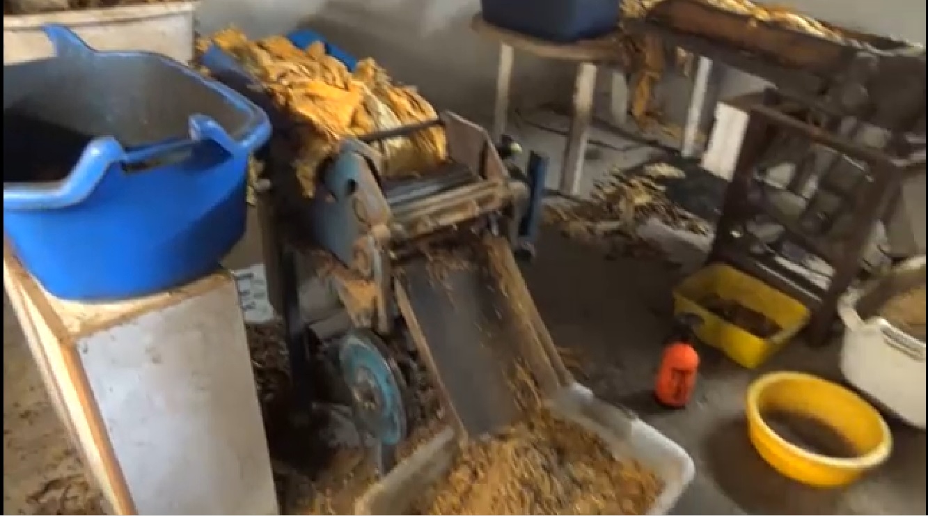 nielegalna wytwórnia tytoniu