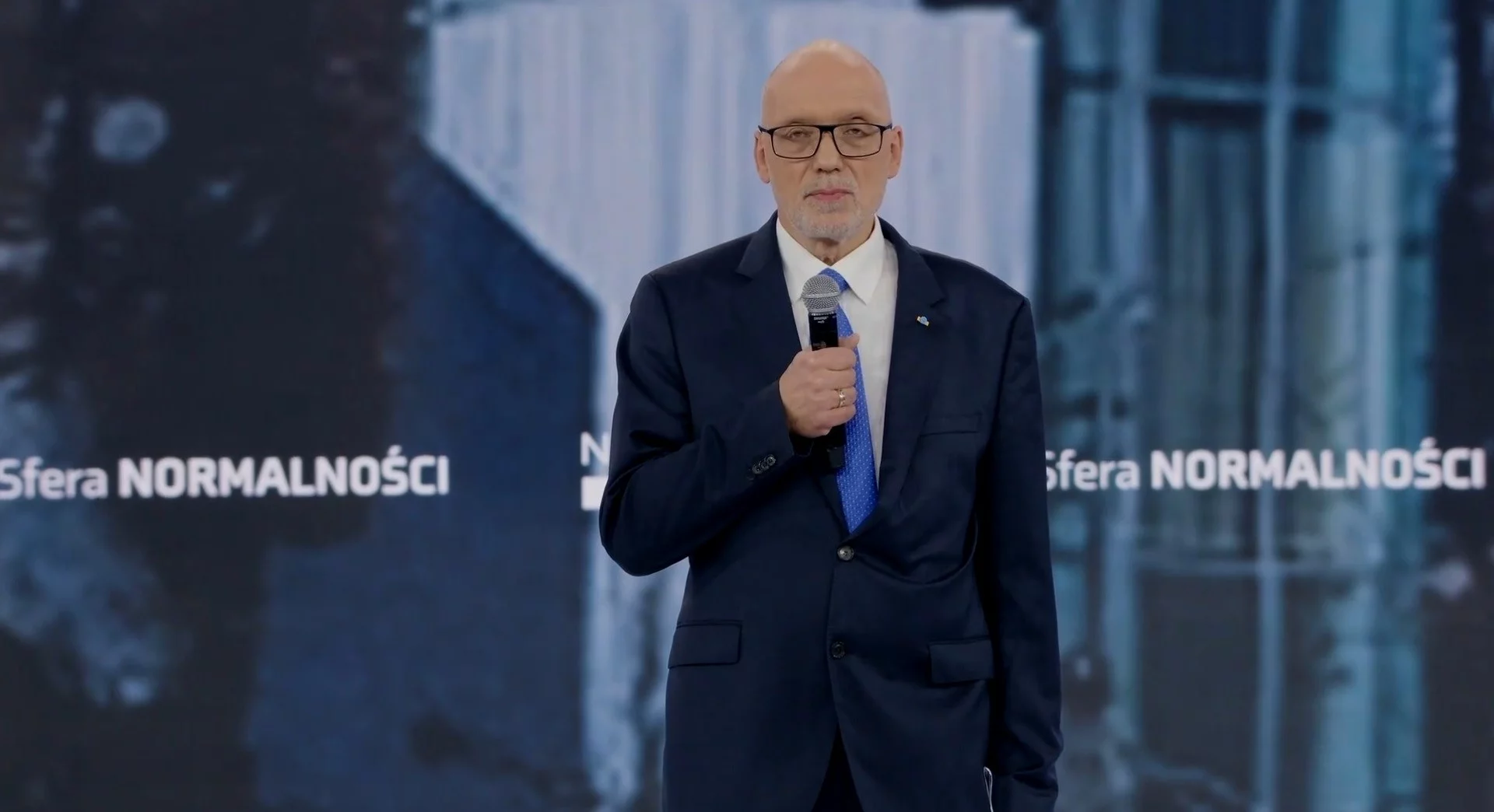 Profesor Andrzej Nowak podczas konferencji programowej Karola Nawrockiego