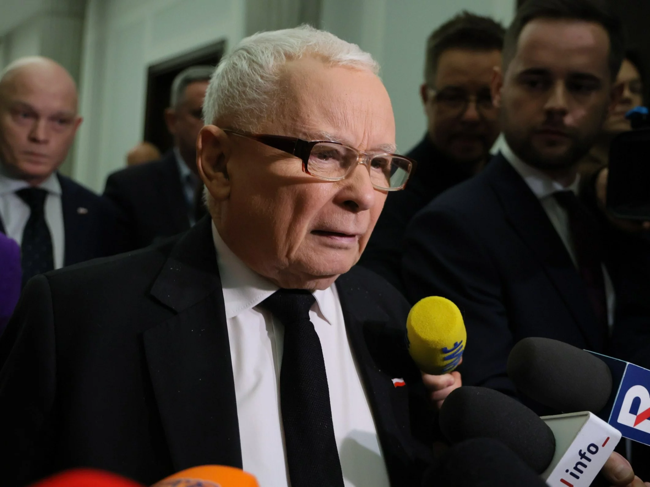 Prezes PiS Jarosław Kaczyński w Sejmie