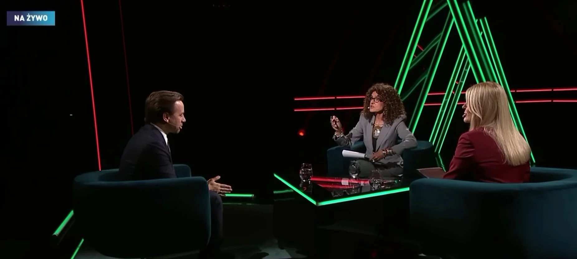 Krzysztof Bosak w "Trójkącie politycznym" w TVP Info