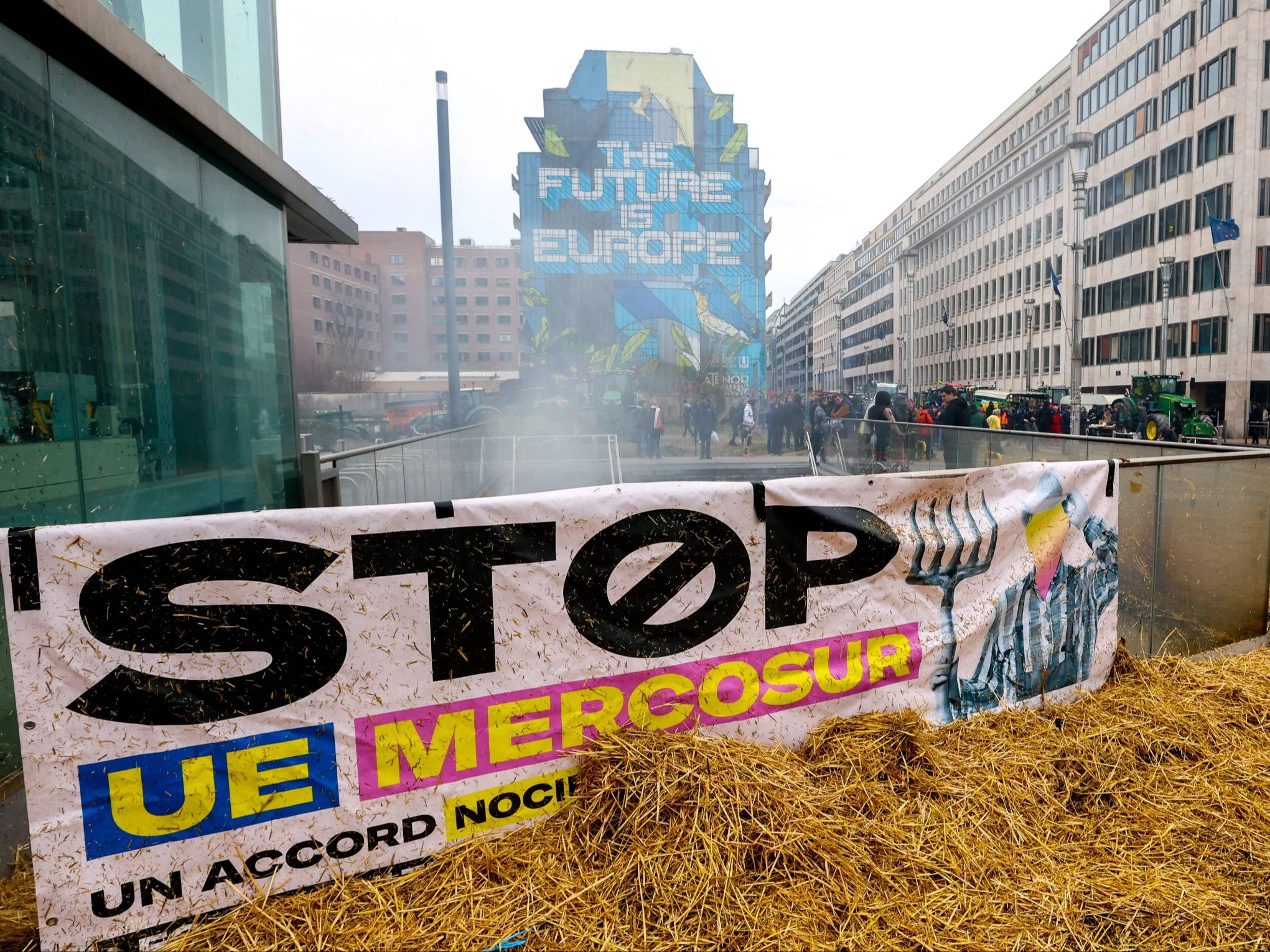 Protest rolników przeciw Mercosur