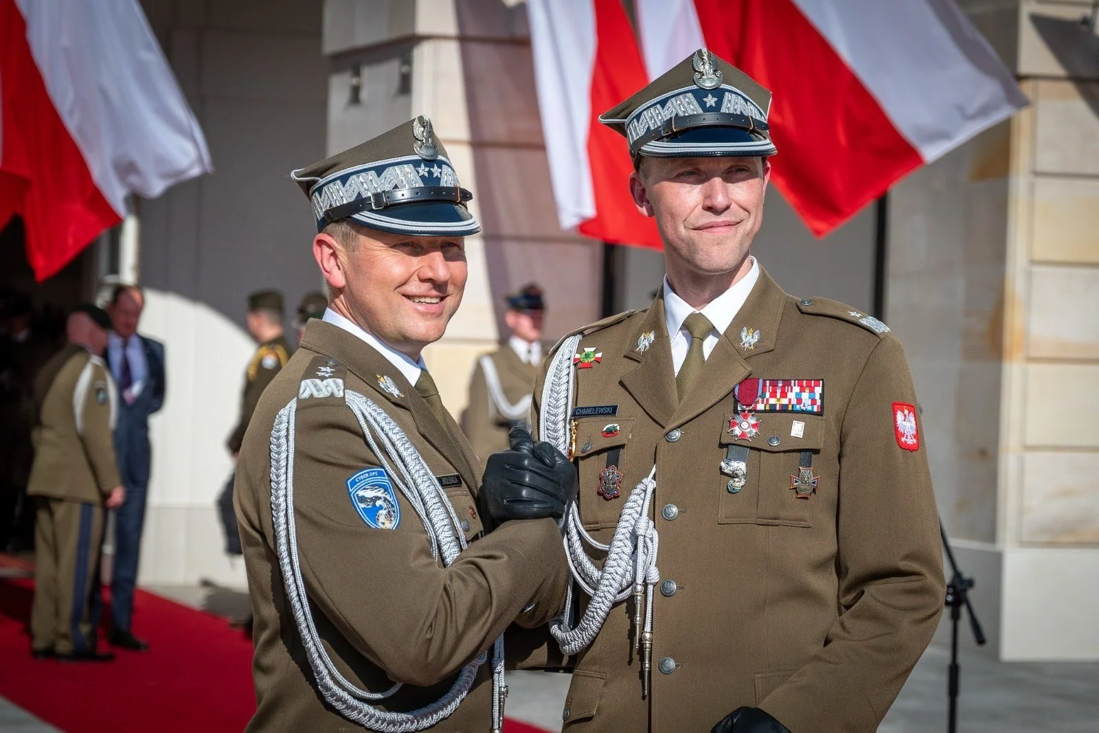 Gen. Karol Molenda i gen. Mariusz Chmielewski