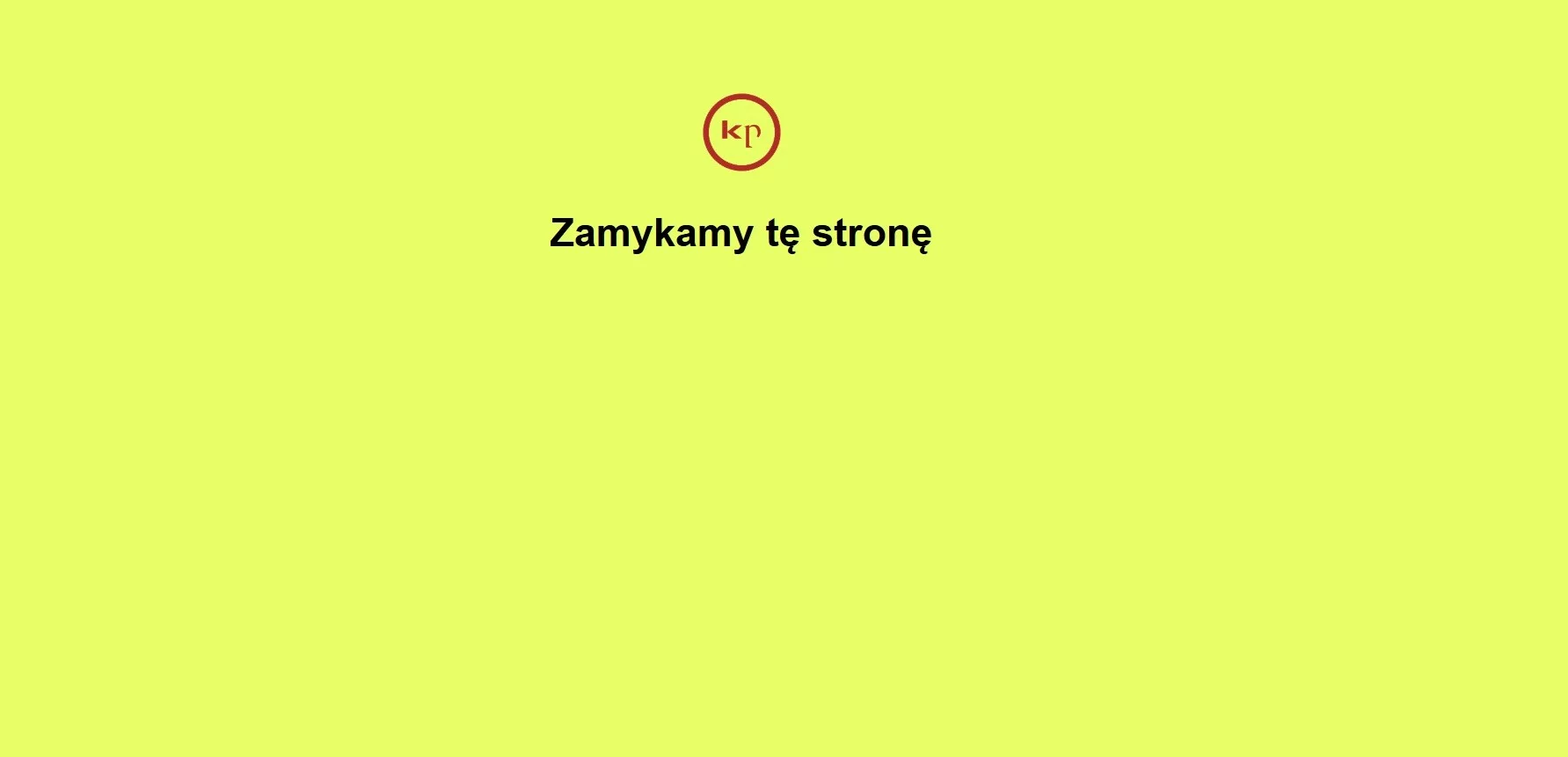 Strona główna "Krytyki politycznej" została zamknięta