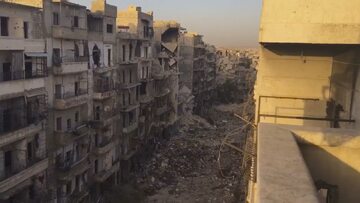 Zniszczenia w Aleppo