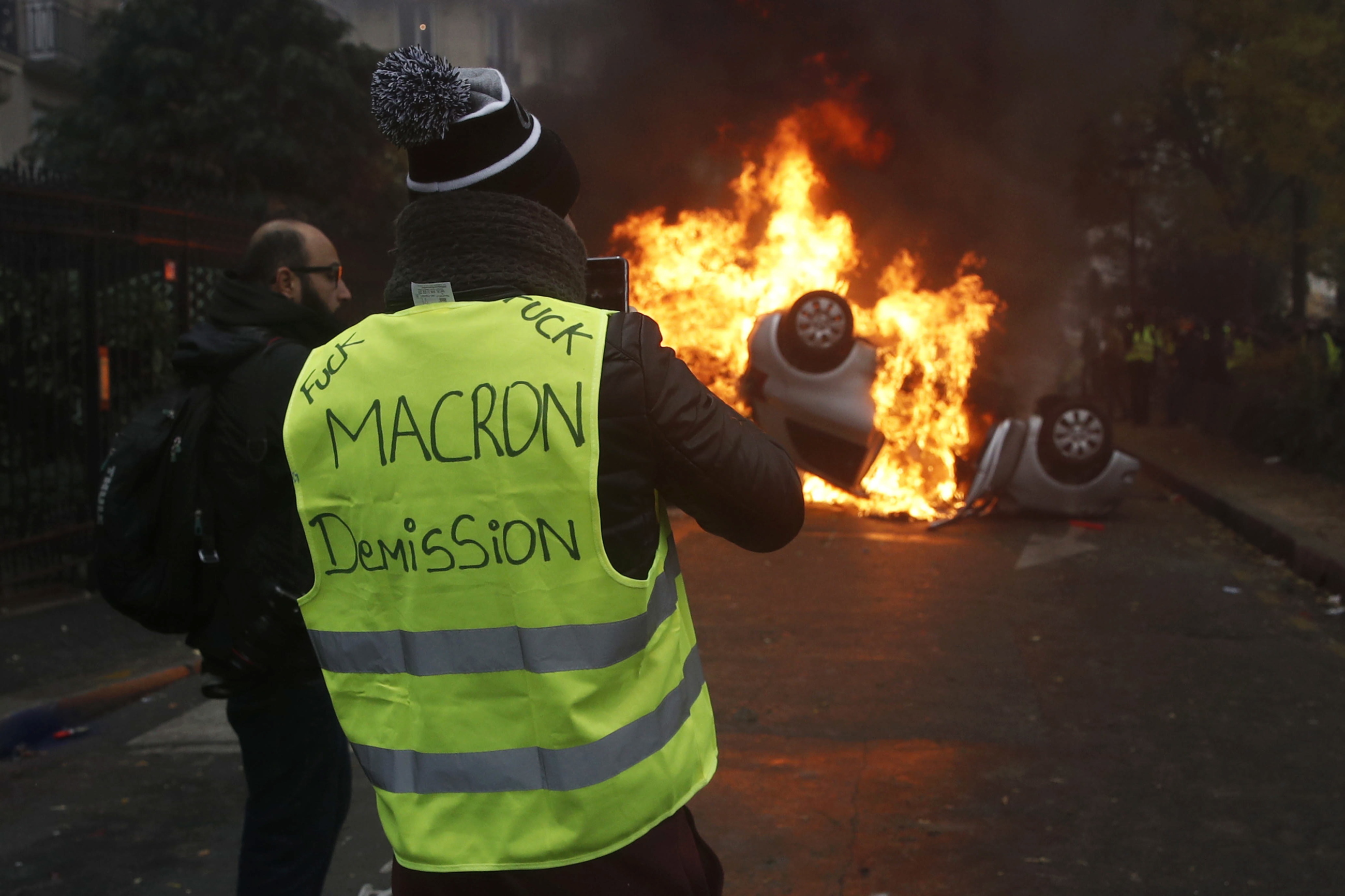 Protest żółtych kamizelek we Francji