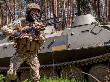 Żołnierz Gwardii Narodowej Ukrainy