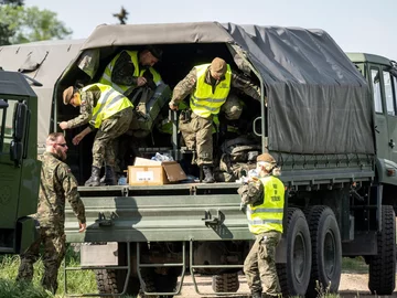 Żołnierze 8. Kujawsko-Pomorskiej Brygady Obrony Terytorialnej