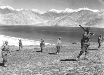 Żołnierze indyjscy podczas wojny chińsko-indyjskiej, 1962 rok