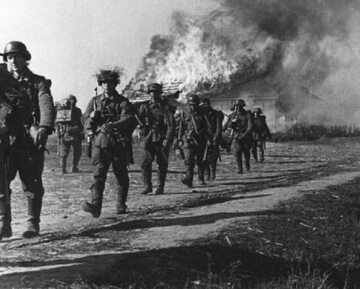 Żołnierze Wehrmachtu na froncie wschodnim, zdjęcie ilustracyjne.