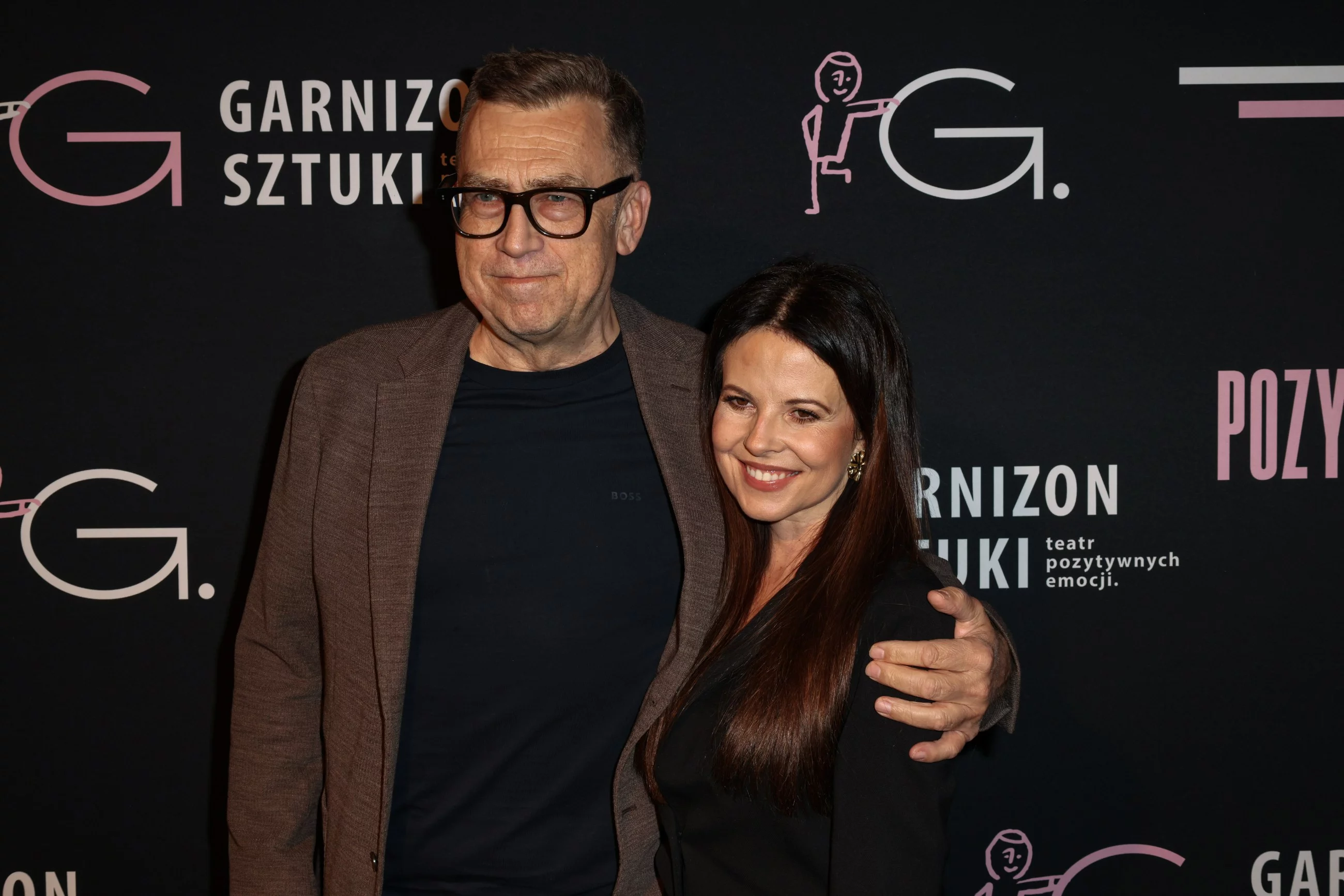 Dziennikarz Maciej Orłoś i Paulina Orłoś