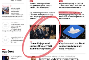 Zrzut ekranu z wyborcza.pl