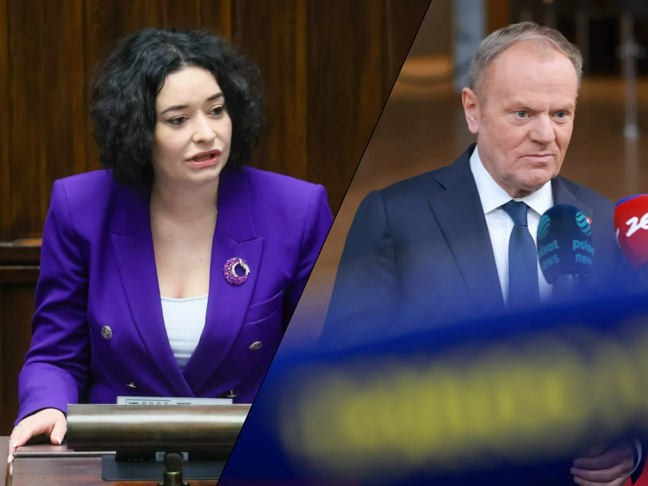 Anna Maria Żukowska nie zgodziła się z premierem Donaldem Tuskiem