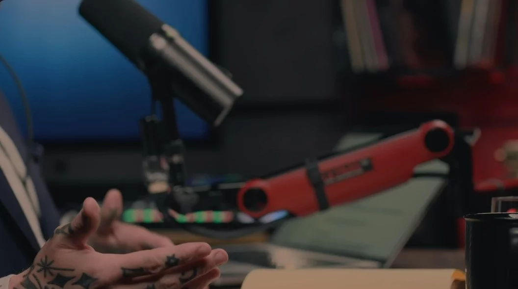 Kadr z podcastu "Żurnalista – rozmowy bez kompromisów"