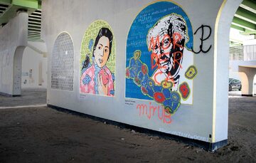 Zygmunt Bauman na muralu